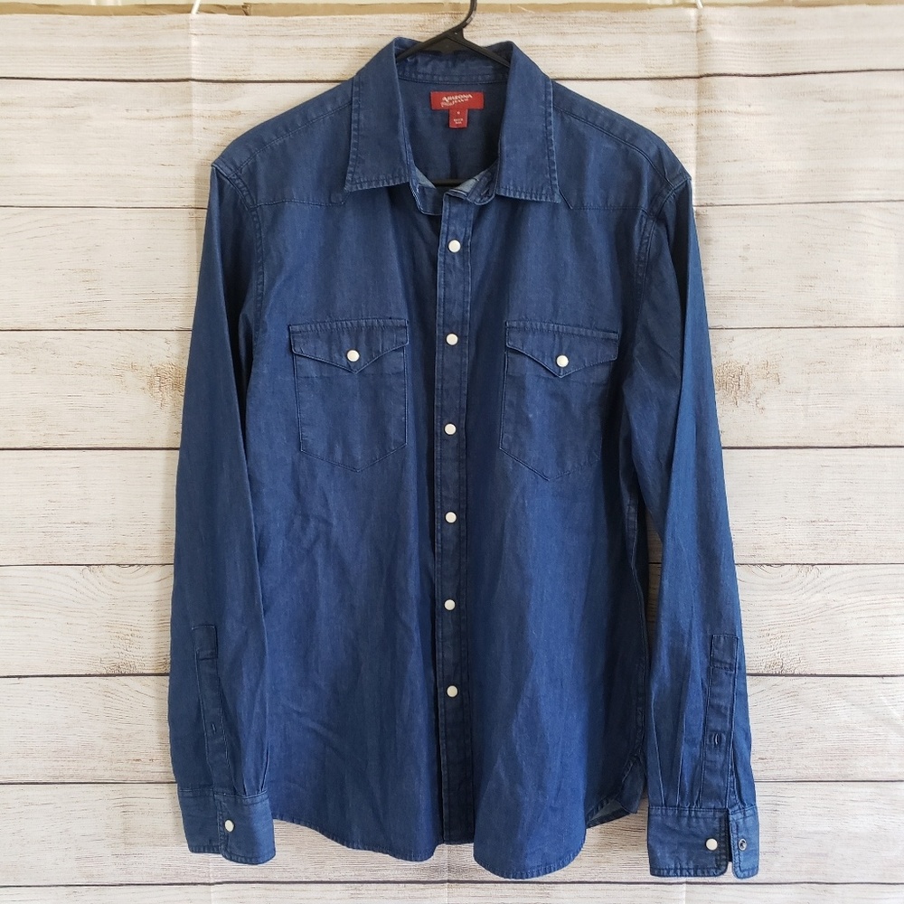Arizona Jeans Co Shirt Button Front Size M
